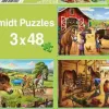 Puzzle 3x48 Meus cavalos favoritos