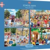 Puzzle 4x500 Mitchell: Dias de escola