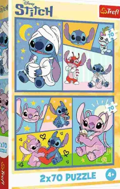 Puzzle 2x70 Não há tédio com Stitch