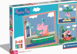 Puzzle 3x48 Peppa Pig: Férias