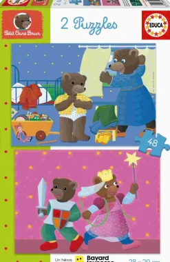 Puzzle 2x48 Petit Our Brun