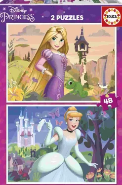 Puzzle 2x48 Princesa Disney