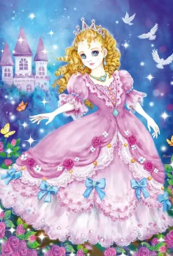 Puzzle 3x48 Princesa, fada e sereia