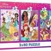 Puzzle 3x80 Princesas amigas