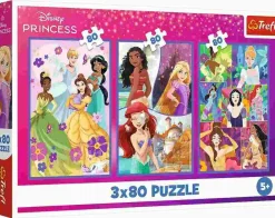 Puzzle 3x80 Princesas amigas