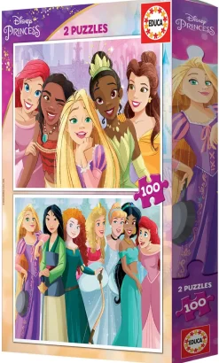 Puzzle 2x100 Princesas da Disney
