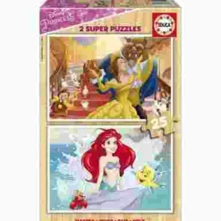 Puzzle 2x25 Princesas Disney