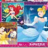Puzzle 3x55 Príncipe da Disney: Popolu拧ka, Ariel e Bella