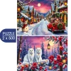 Puzzle 2x500 Pronto para o Natal