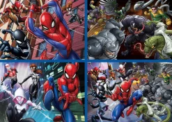 Puzzle 4x Puzzle Spiderman