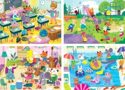 Puzzle 4x quebra-cabeça De艌 vs 拧kole