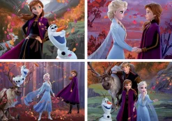 Puzzle 4x quebra-cabeça Frozen