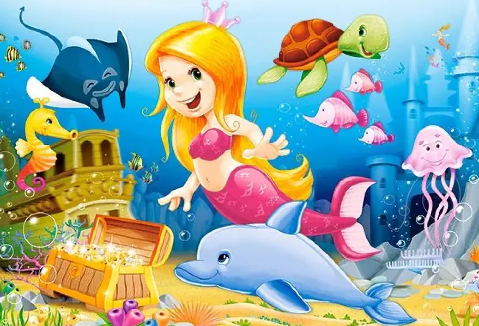 Puzzle 4x quebra-cabeça lindos contos de fadas