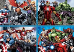 Puzzle 4x quebra-cabeça Vingadores