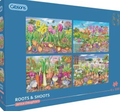 Puzzle 4x500 Raízes e rebentos