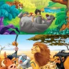 Puzzle 2x50 Rei Leão e Livro da Selva