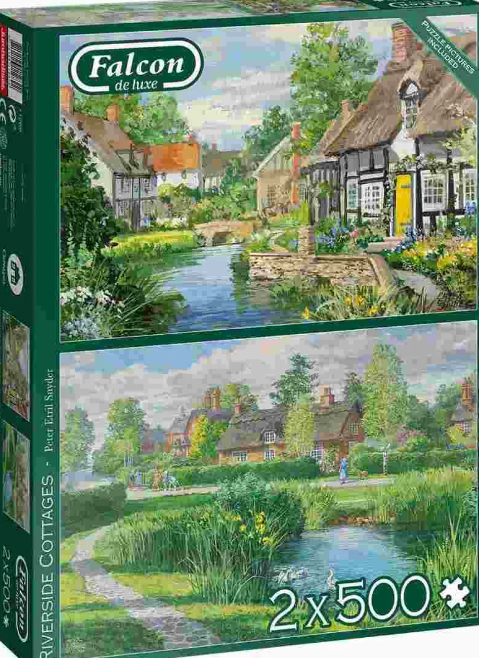 Puzzle 2x500 Riverside Cottages