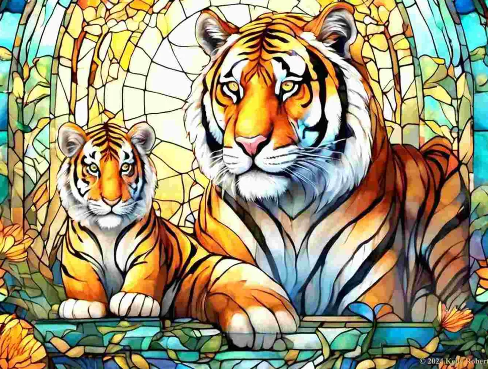 Puzzle Zoo - Tigres